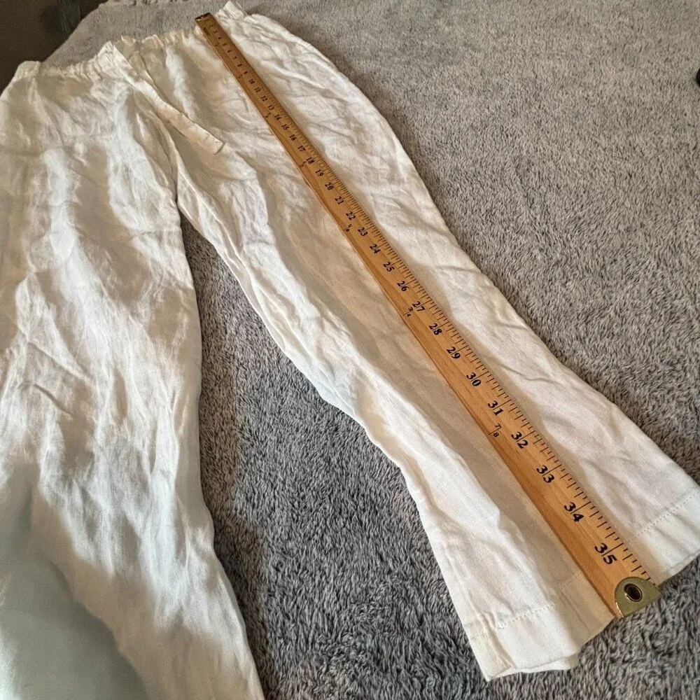Mango linen pants